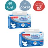 Dr.Pedical Tekstil Yüzeyli Medium 30'lu 60 Adet Hasta Bezi