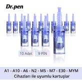 Dr.pen Dermapen Iğnesi (10 Adet - 9 Iğneli)