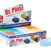Dr Plus Mini 3'Lü Günlük İlaç Taşıma Kutusu Tek Adet - Mavi