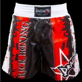 Dragon Kick Boks Şortu KB104 - Kırmızı - Siyah