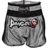 Dragondo Mt3075 Retro Neo Muaythai Şortu Gri Kick Boks Şortu