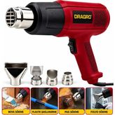 Dragro 2000 W Profesyonel Sıcak Hava Tabancası 2 Kademeli