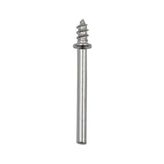 Dremel Için Polisaj Keçesi Şaftı - Gümüş - 3,17mm