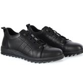 Dropland 8328 Hakiki Deri Casual Siyah Erkek Ayakkabı