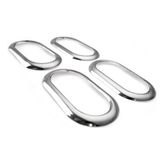 Dry Megane 2 Iç Kapı Kolu Çerçeve 2004 - 2010 Paslanmaz Çelik 4 Parça