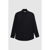 Ds Damat Comfort Siyah Düz Gömlek