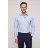 D'S Damat Ds Damat Mavi Çizgili Gömlek