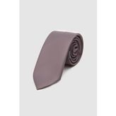 D'S Damat Gri Düz 5,5 Cm Kravat