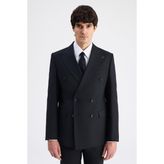 Ds Damat Regular Fit Siyah Düz Takim Elbise