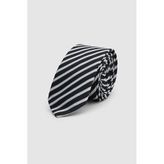 Ds Damat Siyah Desenli 5,5 Cm Kravat, Siyah