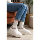 DS.Snie S. Bej Kadın Bot Günlük Sneaker