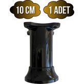 DS Yapı Plastik Siyah Ayarlanabilir Ayak Masa Dolap ve Mobilya Ayağı(Siyah)(6cm - 10CM) - SİYAH - 10cm - 1 ADET