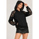 DSB Modal Kumaş Dantel Detay Sweatshirt