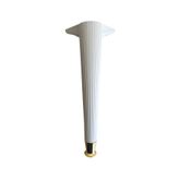 DSYapıAksesuar Desenli 40cm Beyaz Plastik Ayak Mobilya Masa Sehpa Dolap Ayağı(40cm)(BEYAZ ALTIN)