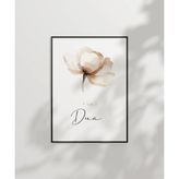 Dua Minimal Çiçek Temalı Duvar Poster