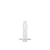Dübel, 10 mm Beyaz Dübel, 10 Adet