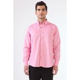 Dufy Erkek Regular Fit Uzun Kol Pembe Gömlek - 44