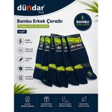 Dündar Erkek Bambu Çorap 6'lı - 40 - 44 - Lacivert