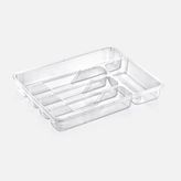 Dünya Plastik 33.6x27x4.8 cm Şeffaf 5 Bölmeli Çekmece İçi Kaşıklık