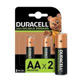 Duracell Aa Şarjlı 2500 Ma Pil - Sarı - 2 Adet