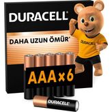 DURACELL BASIC AAA Alkalin İnce Kalem Pil (6’lı paket) – 1,5V