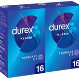 Durex Klasik 16x2 Adet Kondom