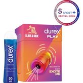 Durex Manuel Mastürbatör + Durex Hisset Jel 50ml