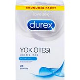 Durex Yok Ötesi Extra His 20li Prezervatif