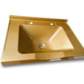 Duru Akrilik Berber Lavabosu - Gold