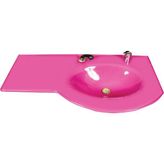Duru Cam Diamond Modeli 80x56 cm Cam Lavabo
