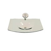 Duru Cam Dore Modeli 70x56 cm Cam Lavabo