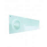 Duru Cam Vizyon Modeli 90x56 cm Cam Lavabo