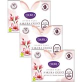 Duru Hydro Pure Sakura Sabun 3'lü - Açık Pembe - Beyaz