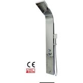 Duş Paneli Silver Gümüş Duş Sistemi Masajlı Armatür Panel Duş