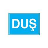 Duş Uyarı Tabelası - 20x30 Alüminyum Kompozit Panel - D4