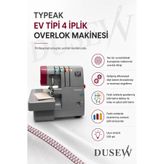 DUSEW Typeak 453 Ev Tipi Overlok Makinesi