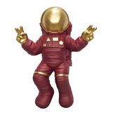 Duvar Aksesuarı Astronot Obje, Bordo