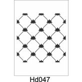 Duvar Dekor Stencil Şablon (40x40) HD-047