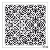 Duvar Dekor Stencil Şablon (40x40) Hd-108