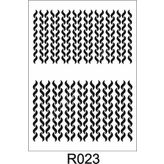 Duvar Dekor Stencil Şablon (40x40) R-023