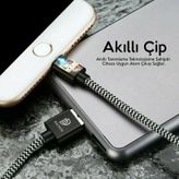 Dux Ducis K-One Cable İPhone Usb Şarj Kablosu 1 METRE