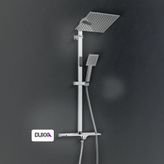 Duxxa Delta 500 Tepe Duş Seti Krom D.126.5