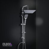 Duxxa Mirage 400 Tepe Duş Seti Krom D.132.4
