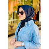 Düz Fon İpek Twill Eşarp 4053