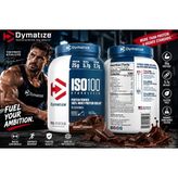 Dymatize, ISO100® Izole Hydrolyzed, 100% Whey Protein Isolate, Chocolate 932 gr - Aromasız