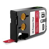 Dymo 1868761 XTL 12 mm 7 m Kırmızı Beyaz Çok Amaçlı Vinil