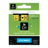 Dymo D1 45018 Sarı-Siyah 12 mm 7 m Yedek Şerit