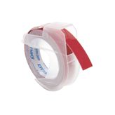 Dymo Kabartma Şerit 9mm x 3m, Kırmızı