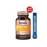 Dynavit Mag Day 30 Tablet Magnezyum Sitrat &Malat, Gotu Kola, Ginkgo Biloba, B6 Vit -Sabah/ Gündüz Magnezyum