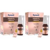 Dynavit Vitamin D3 1000 IU (25mcg) 20 mL Sprey - Bağışıklık & Kas & Kemik - D3 Vitamini (2 paketi)